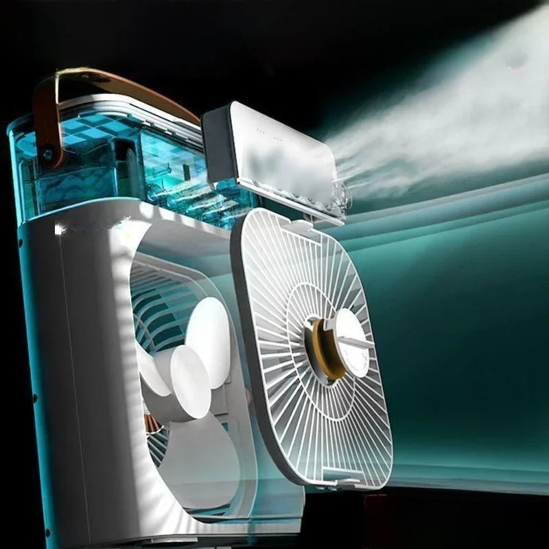 Xiaomi 3 in 1 Fan Air Conditioner Household Small Air Cooler LED Night Lights Humidifier Air Adjustment Home Fans Dropshipping