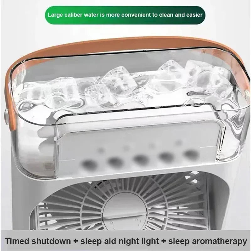 Xiaomi 3 in 1 Fan Air Conditioner Household Small Air Cooler LED Night Lights Humidifier Air Adjustment Home Fans Dropshipping